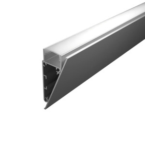 LED Alu Profil Wandmontage inkl. Abdeckung matt 2000mm